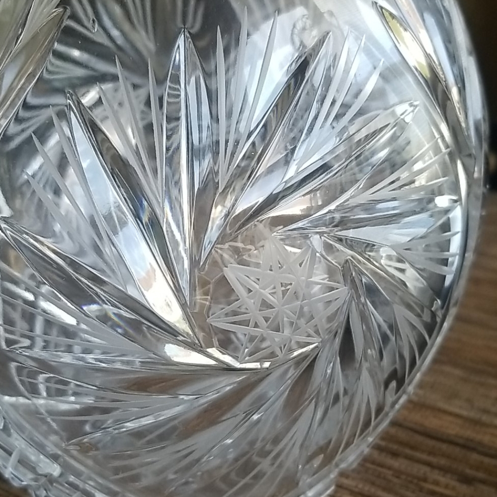 Crystal vase - Picture 2 of 8